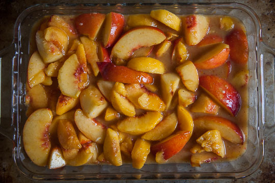 Bake the filling on a rimmed baking sheet for 10 minutes. Photo by Irvin Lin of Eat the Love.