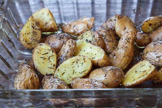 Easy Roasted Potatoes. Photo and recipe by Irvin Lin of Eat the Love.