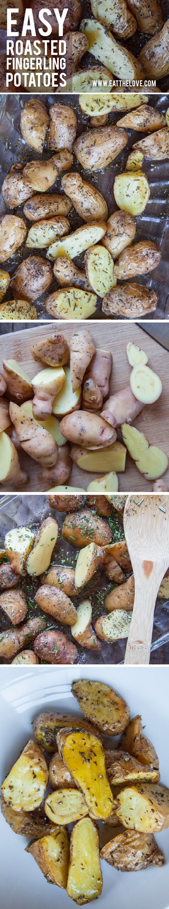 Easy Roasted Fingerling Potatoes. Recipe and photo by Irvin Lin of Eat the Love.