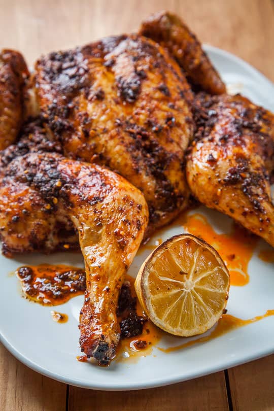 Meyer Lemon Adobo Rubbed Roasted Chicken. Photo and recipe by Irvin Lin of Eat the Love.