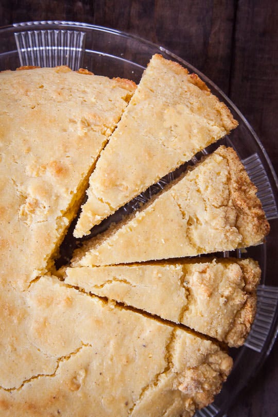 The absolute best homemade cornbread recipe I've tried. Recipe and photo by Irvin Lin of Eat the Love.