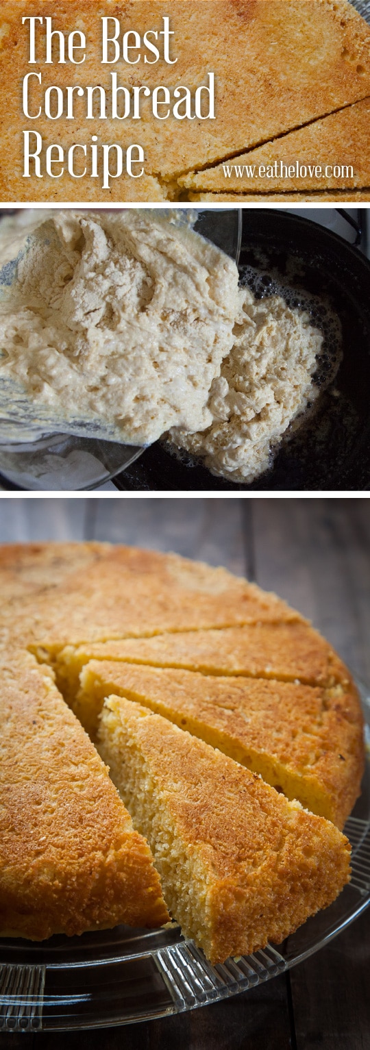 Best Cornbread Recipe | Homemade Cornbread | Eat the Love