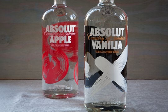 ABSOLUT Vanilia and Äpple. Photo by Irvin Lin of Eat the Love