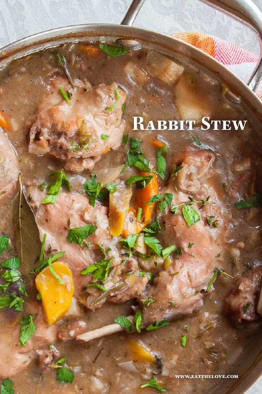 Rabbit Stew with Root Vegetables. Photo and recipe by Irvin Lin of Eat the Love.
