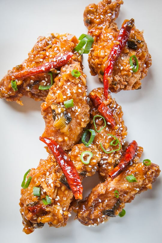 Highly addictive General Tso's Chicken Wings. Recipe and photo by Irvin Lin of Eat the Love.