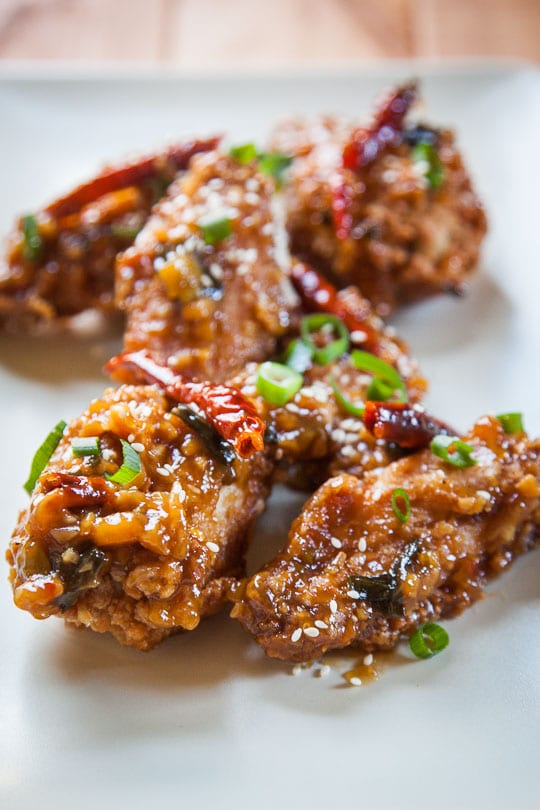 General Tso's Chicken Wings Recipe. Photo and recipe by Irvin Lin of Eat the Love.