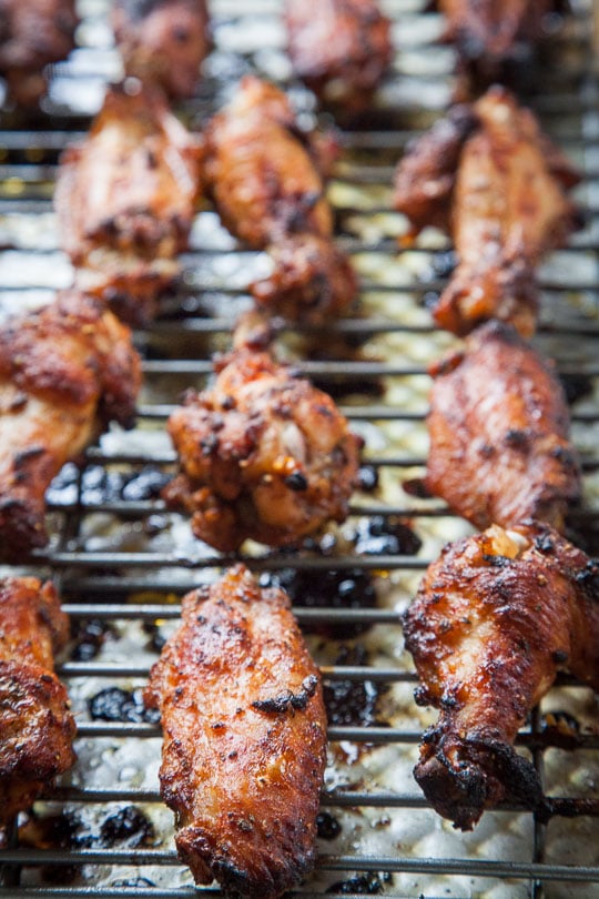 Peruvian Chicken Wings with Green Sauce. Photo and recipe by Irvin Lin of Eat the Love.