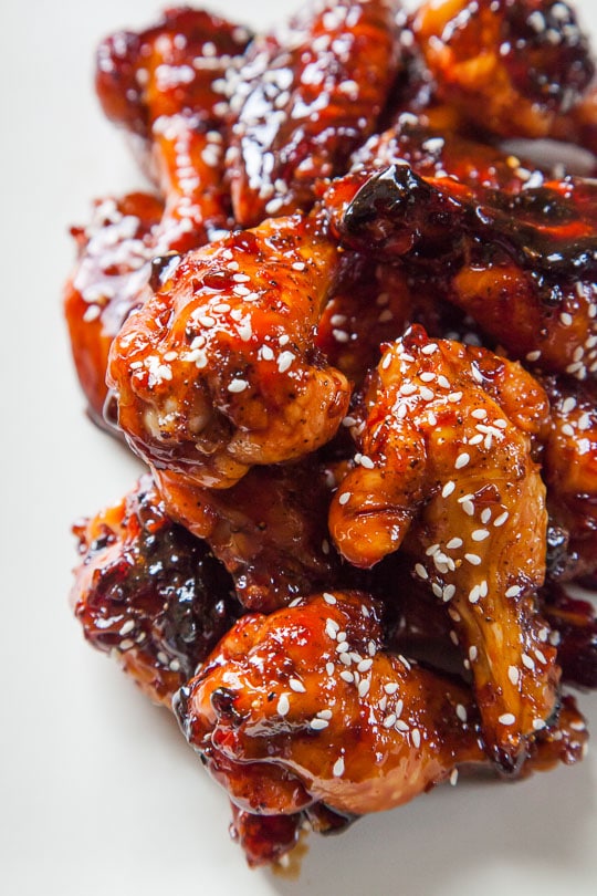 Teriyaki Chicken Wings. An easy recipe from Eat the Love.