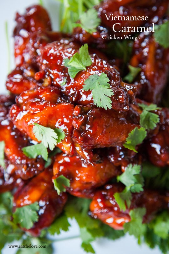 Vietnamese Caramel Chicken Wings. Photo and recipe by Irvin Lin of Eat the Love.