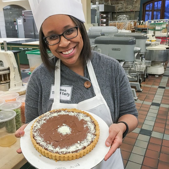 Yvonne of Tried and Tasty Blog at the Culinary Institute of American in Greystone. Photo by Irvin Lin of Eat the Love.