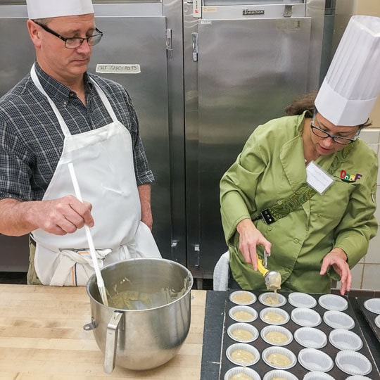 Michelle of What's Cooking with Kids Blog at the Culinary Institute of American in Greystone. Photo by Irvin Lin of Eat the Love.