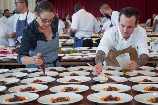 Meals on Wheels San Francisco Star Chefs and Vintners Gala 2016. Photo by A.J. Bates for Eat the Love.