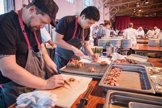 Meals on Wheels San Francisco Star Chefs and Vintners Gala 2016. Photo by A.J. Bates for Eat the Love.