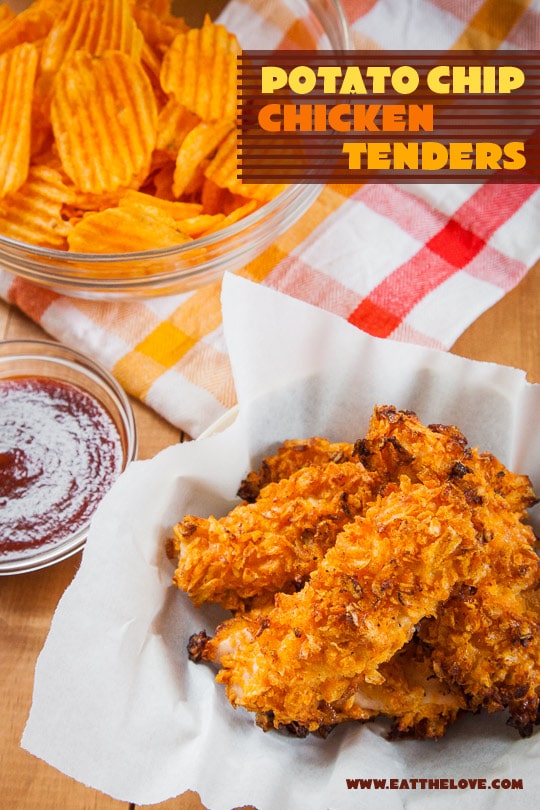 Potato Chip Chicken Tenders Recipe. An easy and quick recipe by Irvin Lin of Eat the Love.