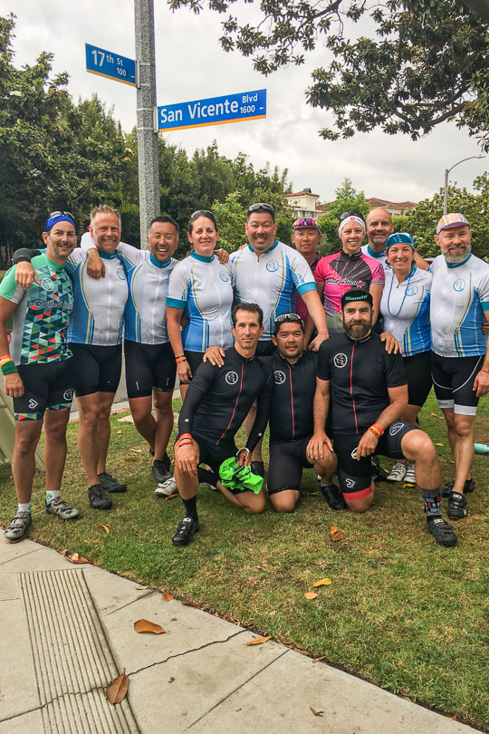 AJ's cycling group