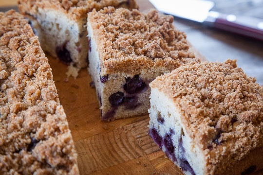 Earl Grey Blueberry Coffee Cake. A recipe by Irvin Lin of Eat the Love.