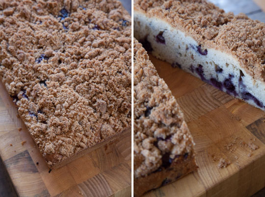 Earl Grey Blueberry Coffee Cake. A recipe by Irvin Lin of Eat the Love.