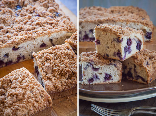 Earl Grey Blueberry Coffee Cake. A recipe by Irvin Lin of Eat the Love.