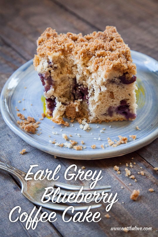 Earl Grey Blueberry Coffee Cake. A recipe by Irvin Lin of Eat the Love.