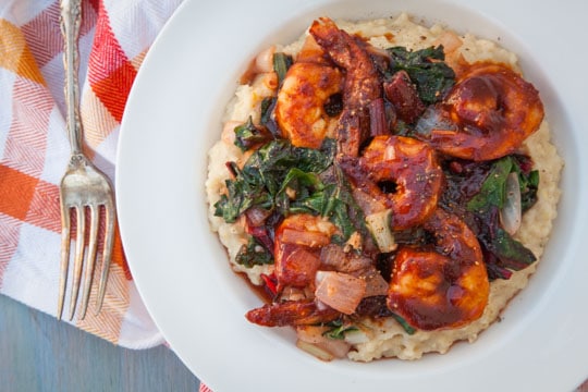 BBQ Shrimp and Grits Recipe. By Irvin Lin of Eat the Love.