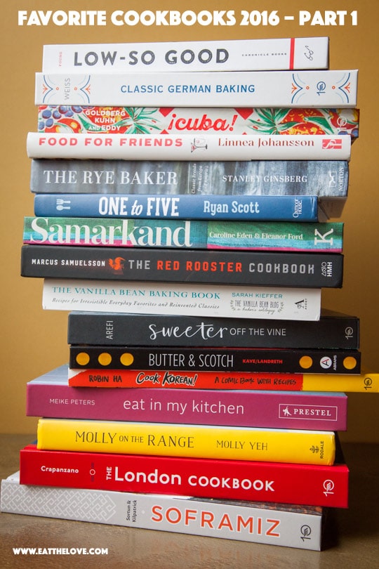 Favorite Cookbooks 2016 (part 1)