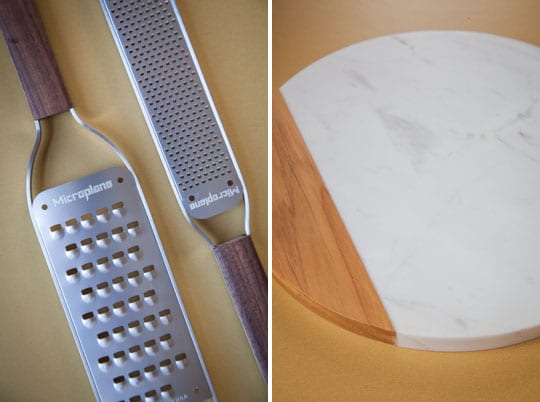 Microplane Graters and Anolon's Cheeseboard