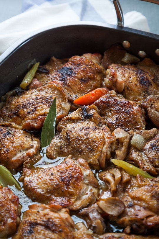 Mushroom Braised Chicken. Photo and recipe by Irvin Lin of Eat the Love.