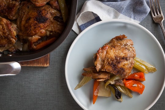 Mushroom Braised Chicken. Photo and recipe by Irvin Lin of Eat the Love.