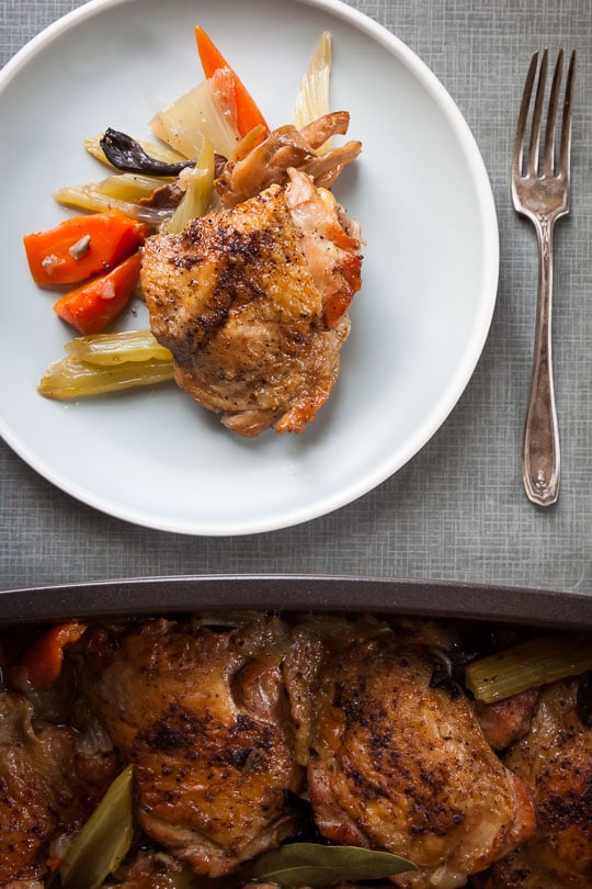 Mushroom Braised Chicken. Photo and recipe by Irvin Lin of Eat the Love.