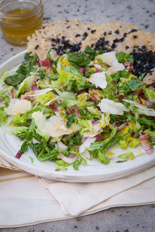 Salad with Olive Vinaigrette