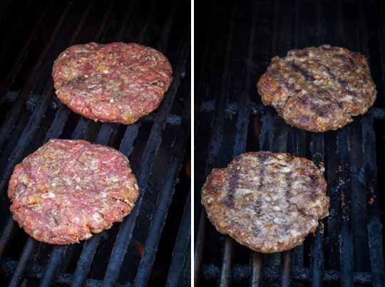 Grill burgers.
