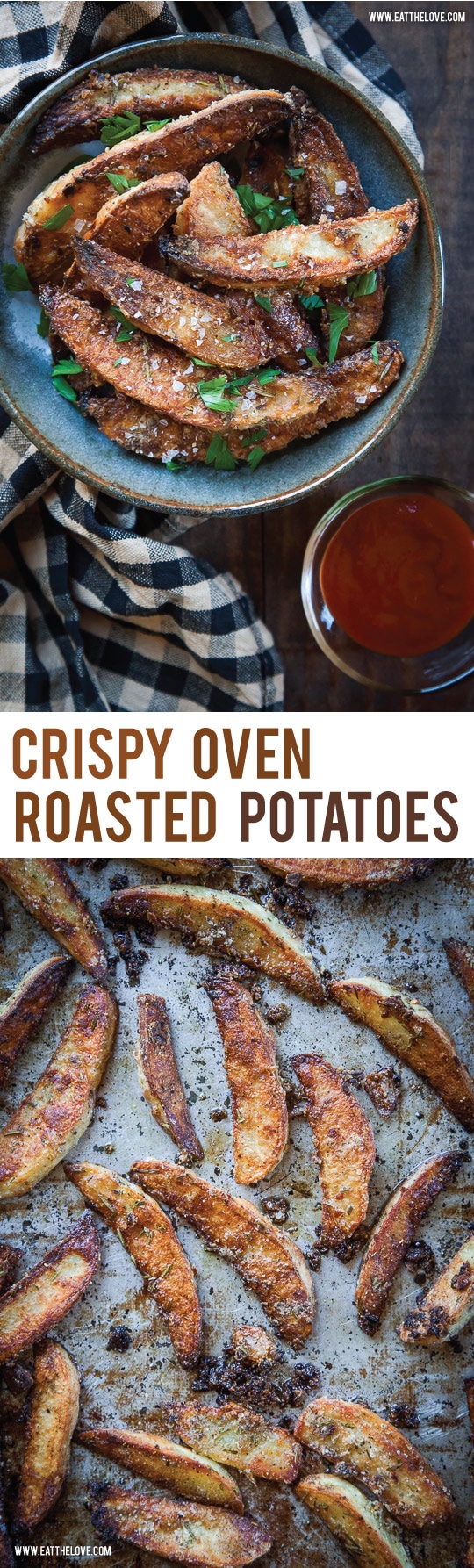 Crispy Oven Roasted Potatoes. Photo and recipe by Irvin Lin of Eat the Love.