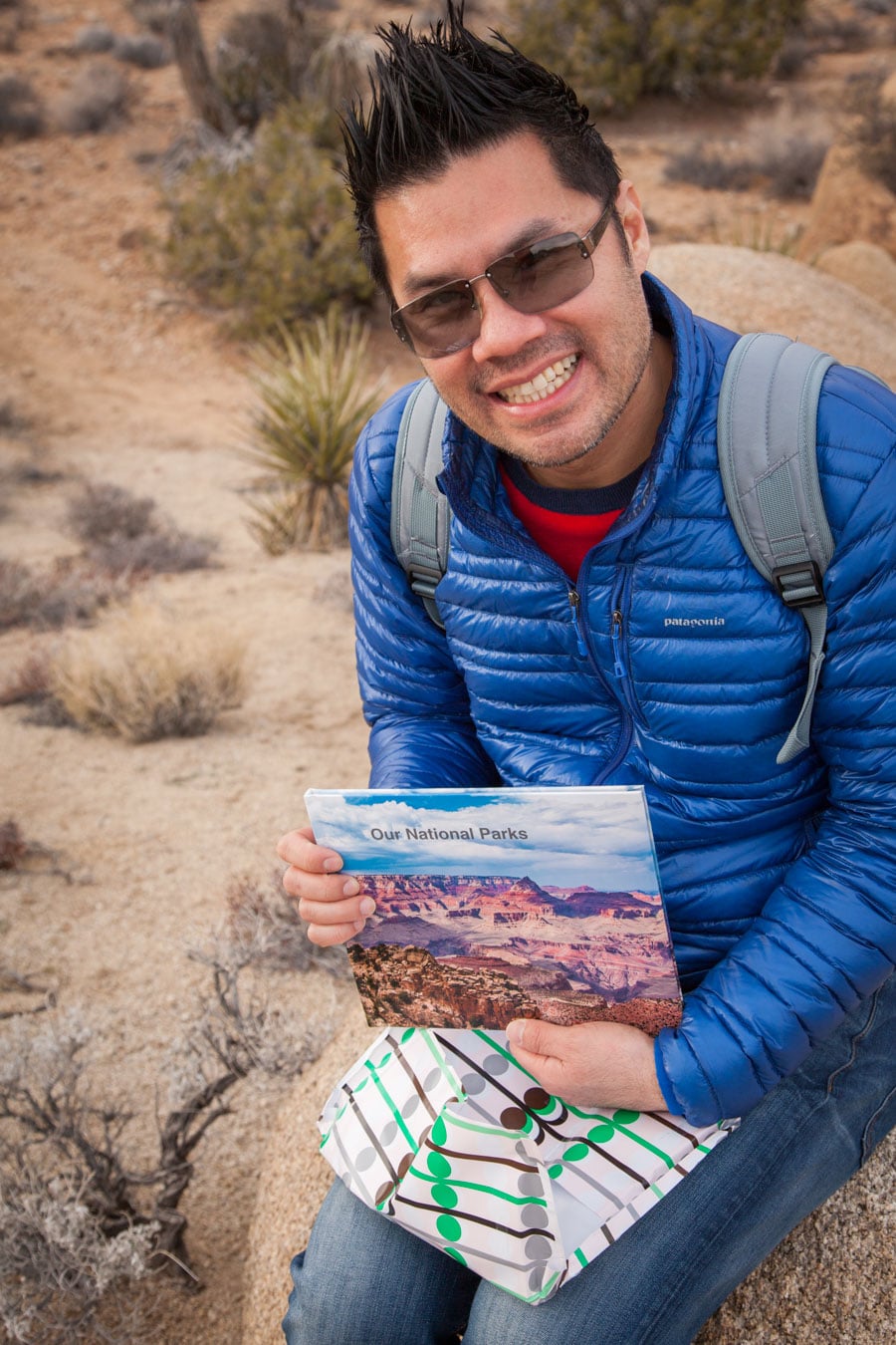 AJ gave me a book on the hike!