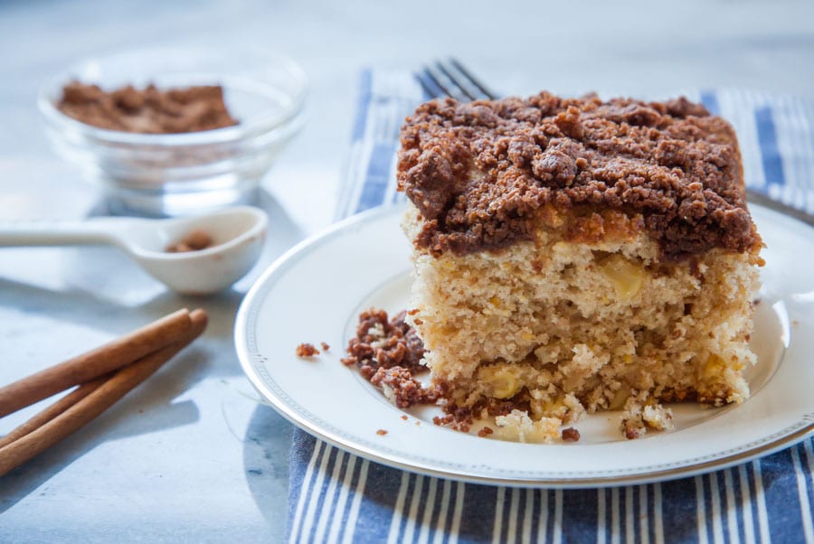 Mexican Chocolate Corn Coffee Cake by Irvin Lin of Eat the Love.