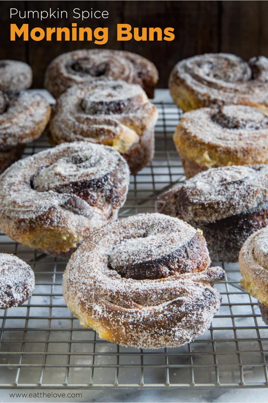 Pumpkin Spice Morning Buns by Irvin Lin of Eat the Love.