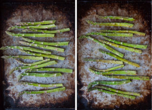 roast asparagus until tender.