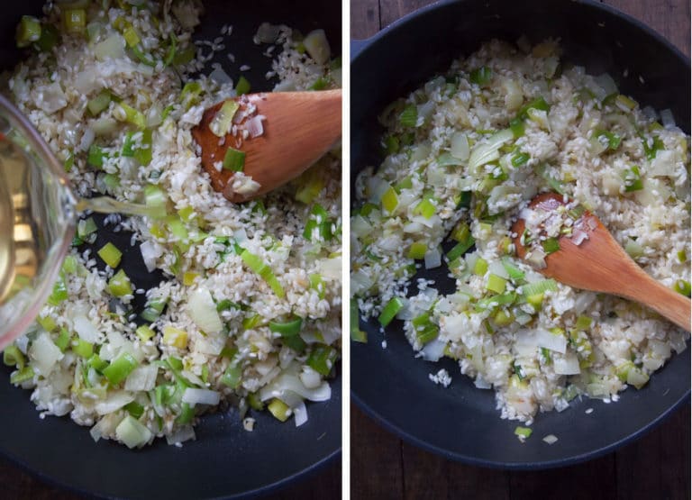 Asparagus, Bacon and Mushroom Risotto Asparagus Risotto Eat the Love