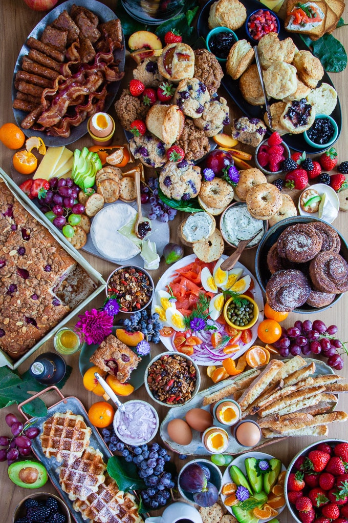 A bounty of breakfast and brunch food. Photo by Irvin Lin, food styling by Betsy Haley and Irvin Lin
