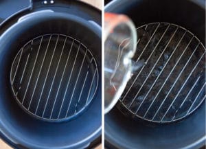 place wire rack in Crock-Pot then fill with 2 cups of water.