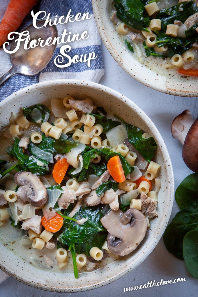 Chicken Florentine Soup [Sponsored Post]