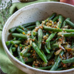 Green Beans with Thyme, Shallots and Pistachios