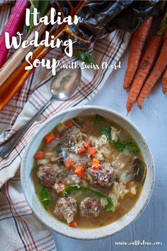 Italian Wedding Soup in a bowl