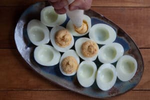 Pimiento Cheese Deviled Eggs! #pimientocheese #deviledeggs #pimentocheese