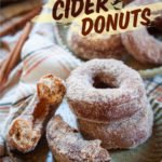 Apple Cider Donuts on a plate.
