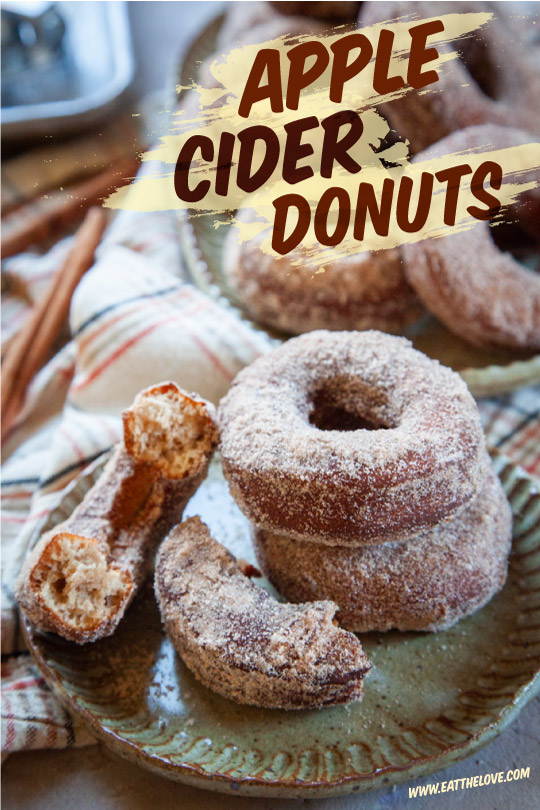 Apple Cider Donuts on a plate.