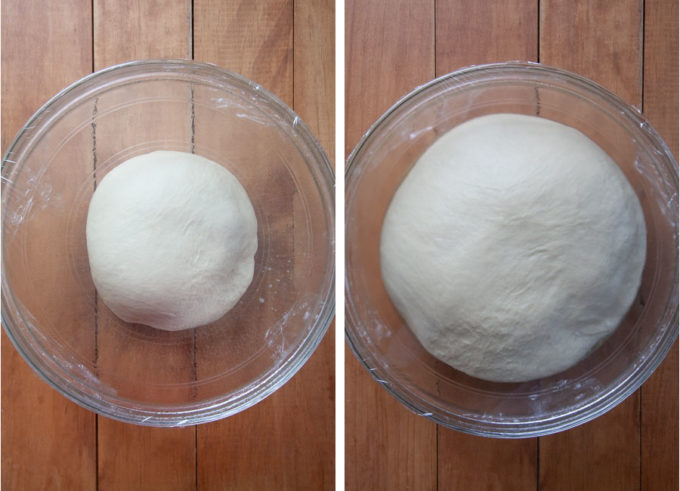 Let the dough rise until double in size.