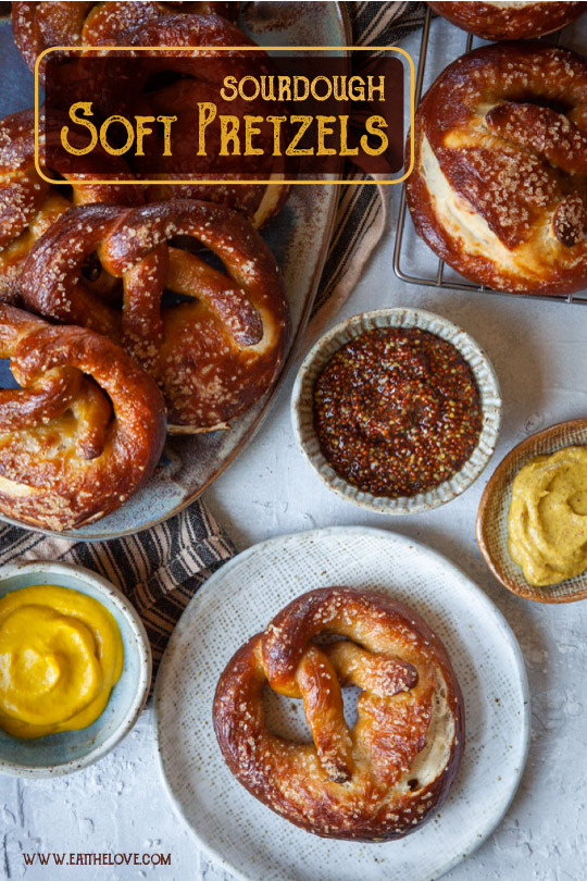 Sourdough Pretzels | Sourdough Discard Pretzels | Eat the Love