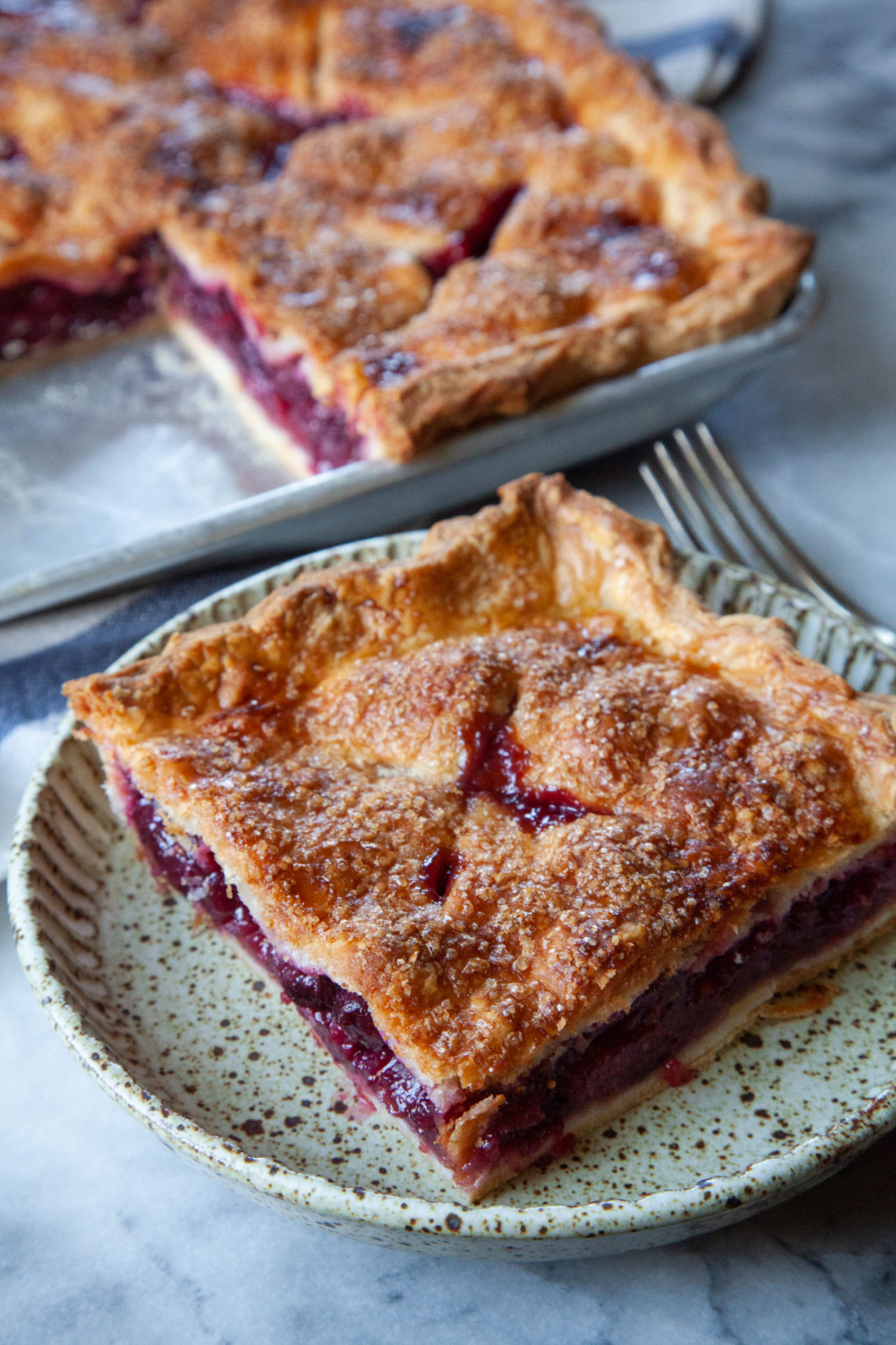 Cherry Slab Pie Easy Cherry Slab Pie Recipe Eat the Love