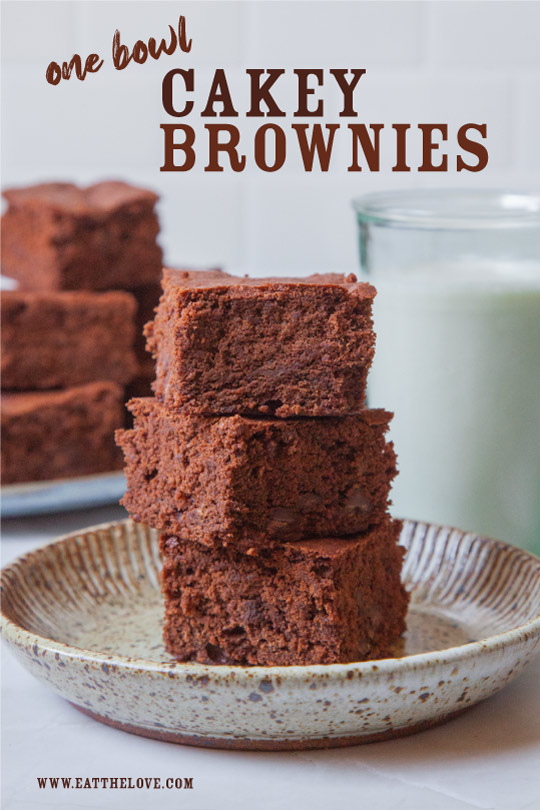 Cakey Brownies Cakey Brownie Recipe Eat the Love